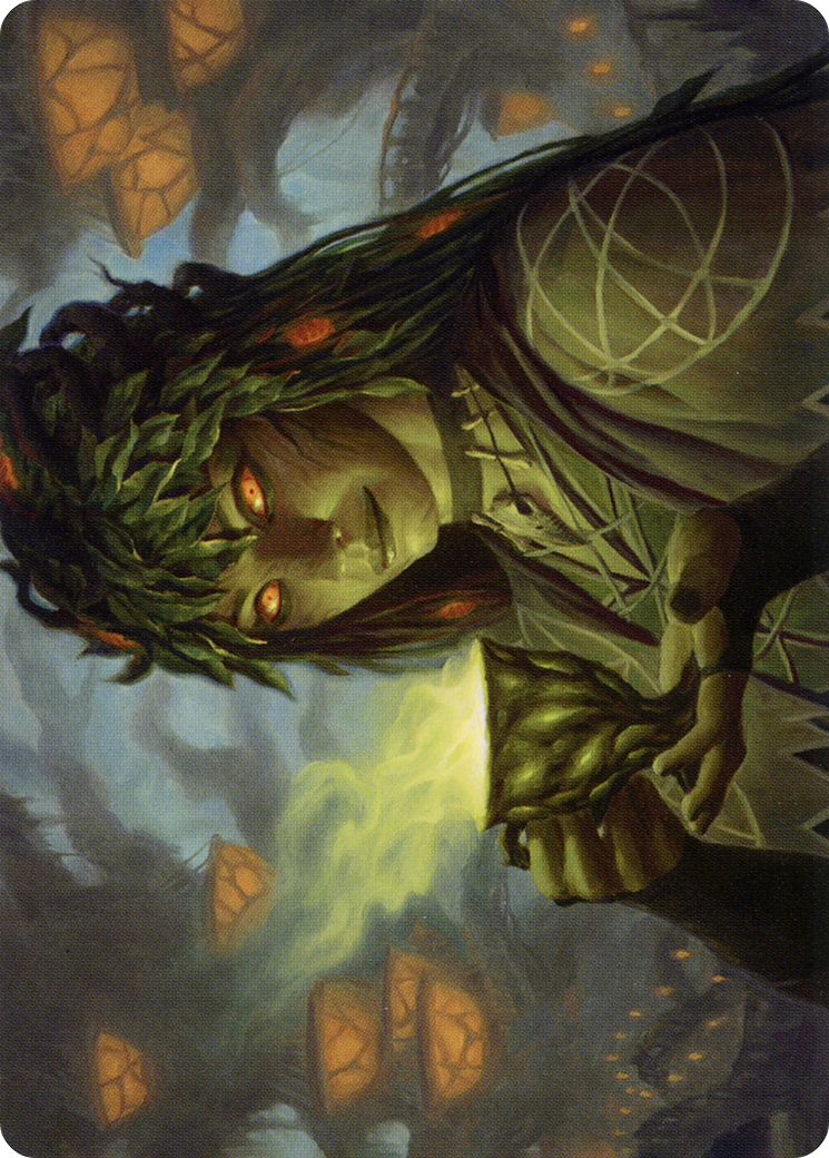 Dina, Soul Steeper // Dina, Soul Steeper (ASTX-023) - Strixhaven Art Series (Borderless) Foil