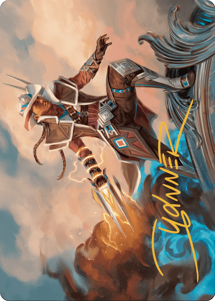 Annie Flash, the Veteran // Annie Flash, the Veteran (AOTJ-017) - Outlaws of Thunder Junction Art Series (Borderless)