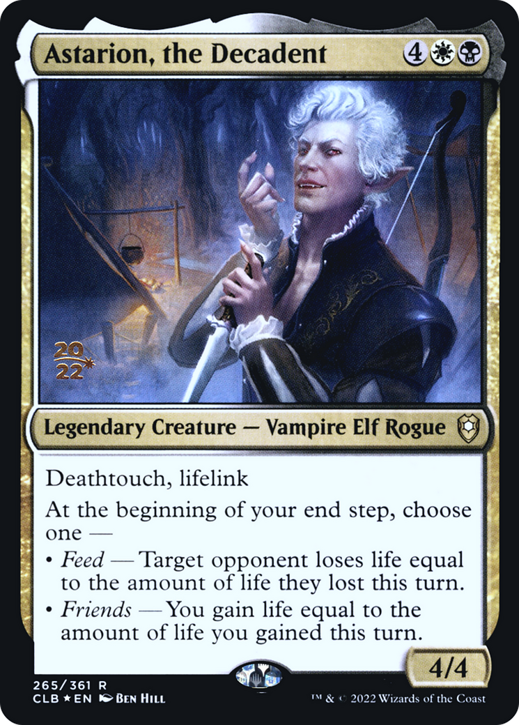 Astarion, the Decadent (PCLB-265S) - Battle for Baldur's Gate Promos Foil