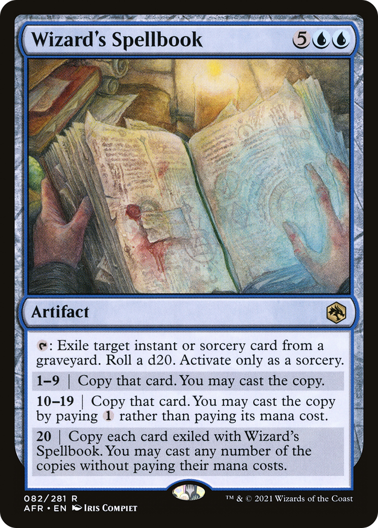 Wizard's Spellbook (AFR-082) - Adventures in the Forgotten Realms Foil