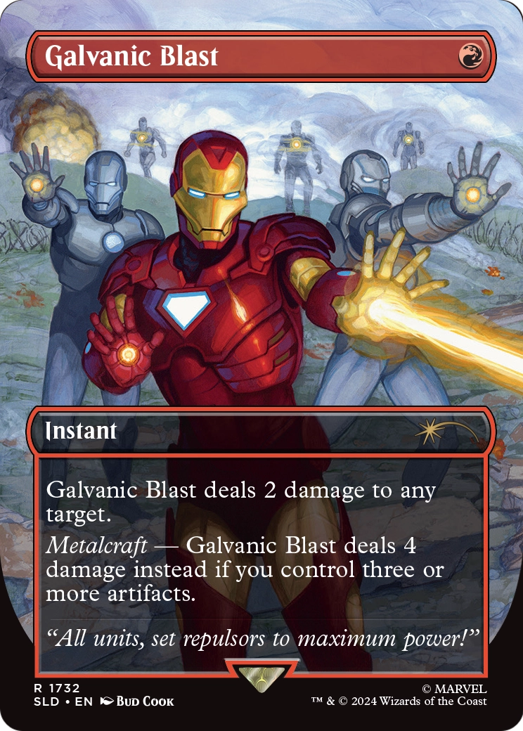 Galvanic Blast (SLD-1732) - Secret Lair Drop (Borderless) Foil
