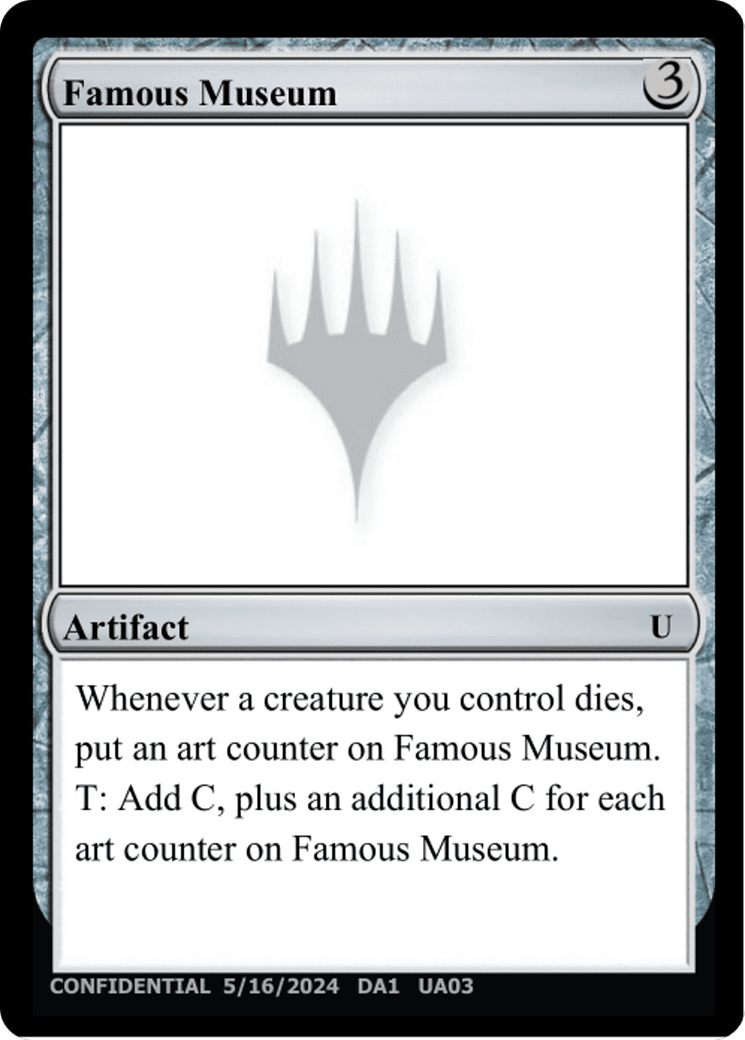 Famous Museum (DA1-UA03B) - Unknown Event