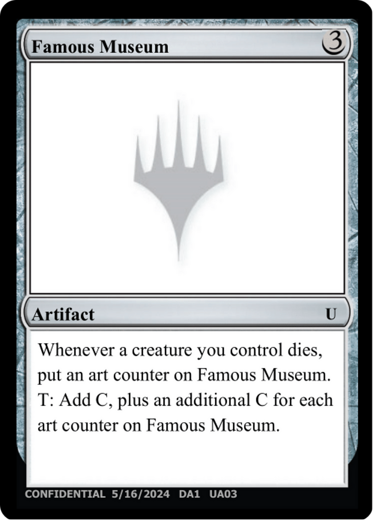 Famous Museum (DA1-UA03B) - Unknown Event
