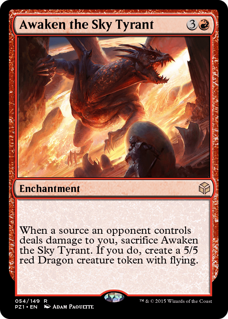 Awaken the Sky Tyrant (PZ1-054) - Legendary Cube Prize Pack