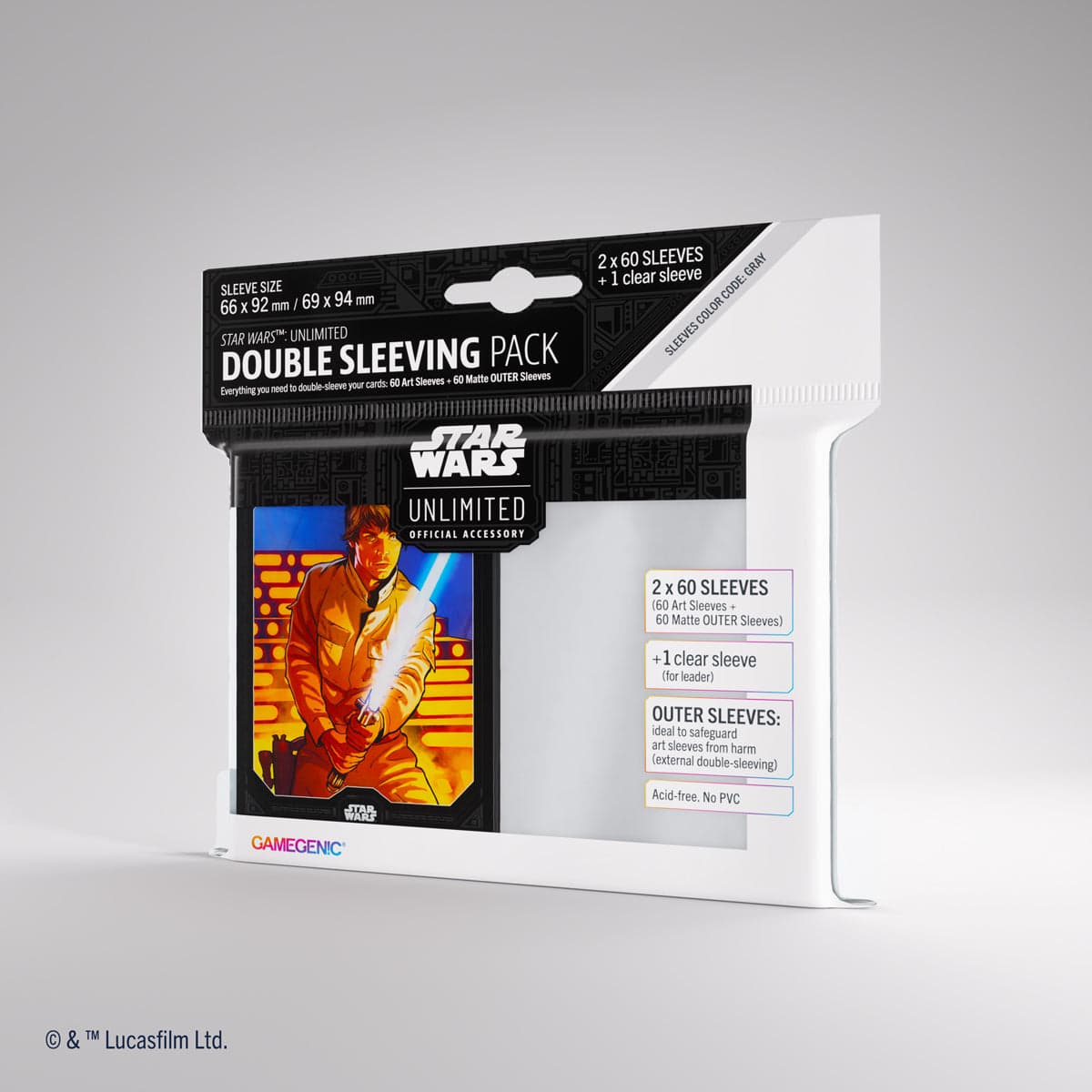 Star Wars: Unlimited | Art Sleeves (Double Sleeving Pack) - Luke Skywalker
