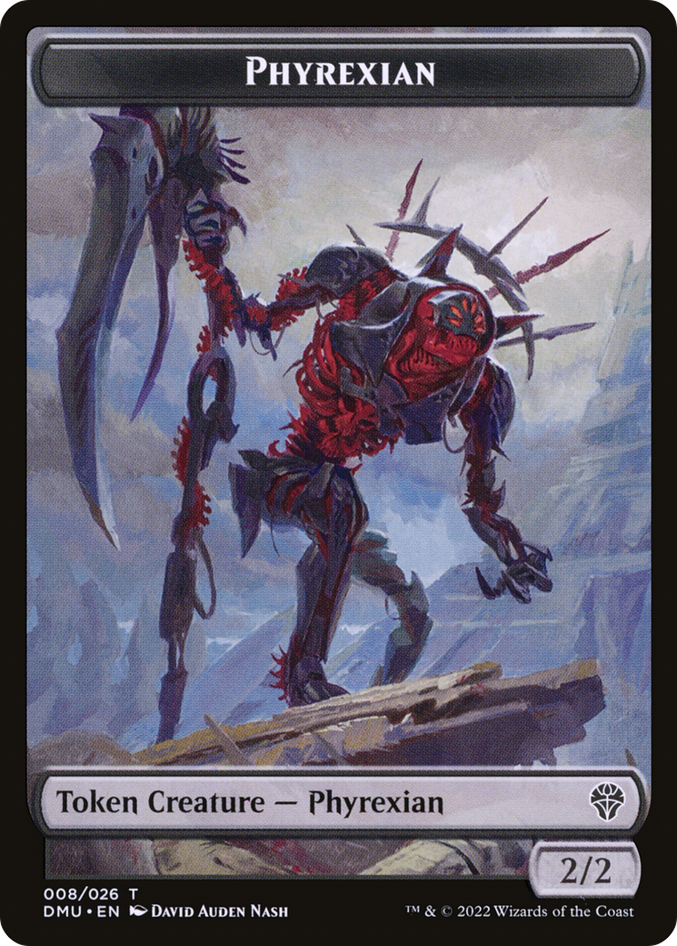 Phyrexian (TDMU-008) - Dominaria United Tokens Foil