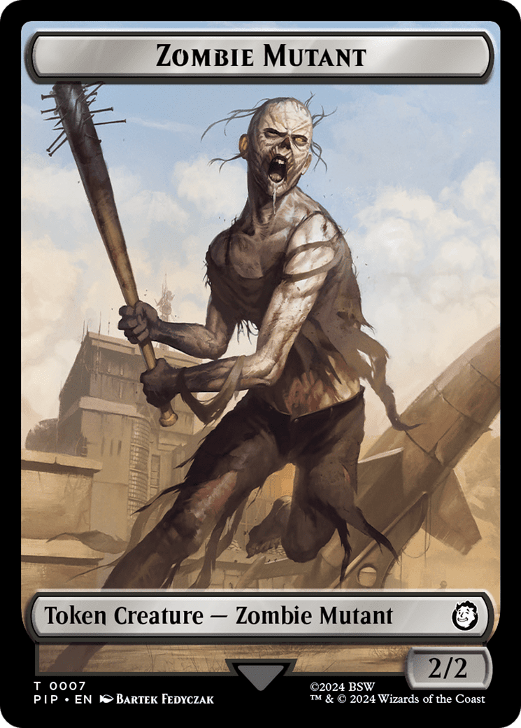 Zombie Mutant (TPIP-007) - Fallout Tokens Foil