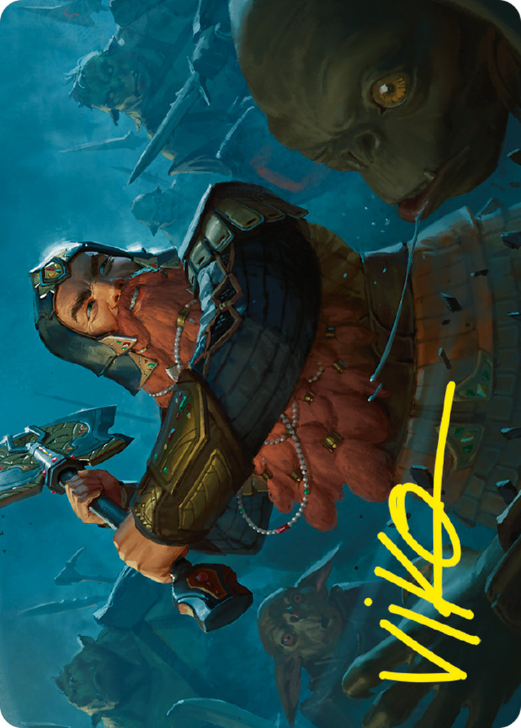 Gimli, Counter of Kills // Gimli, Counter of Kills (ALTR-010) - Tales of Middle-earth Art Series (Borderless)