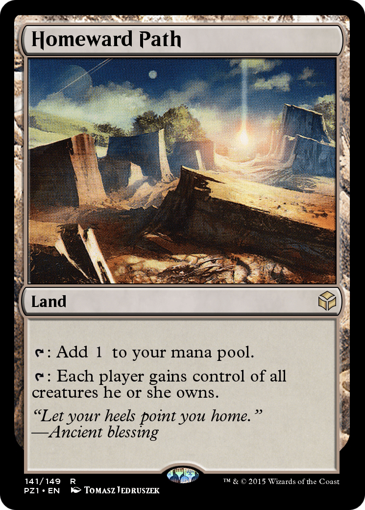 Homeward Path (PZ1-141) - Legendary Cube Prize Pack Foil