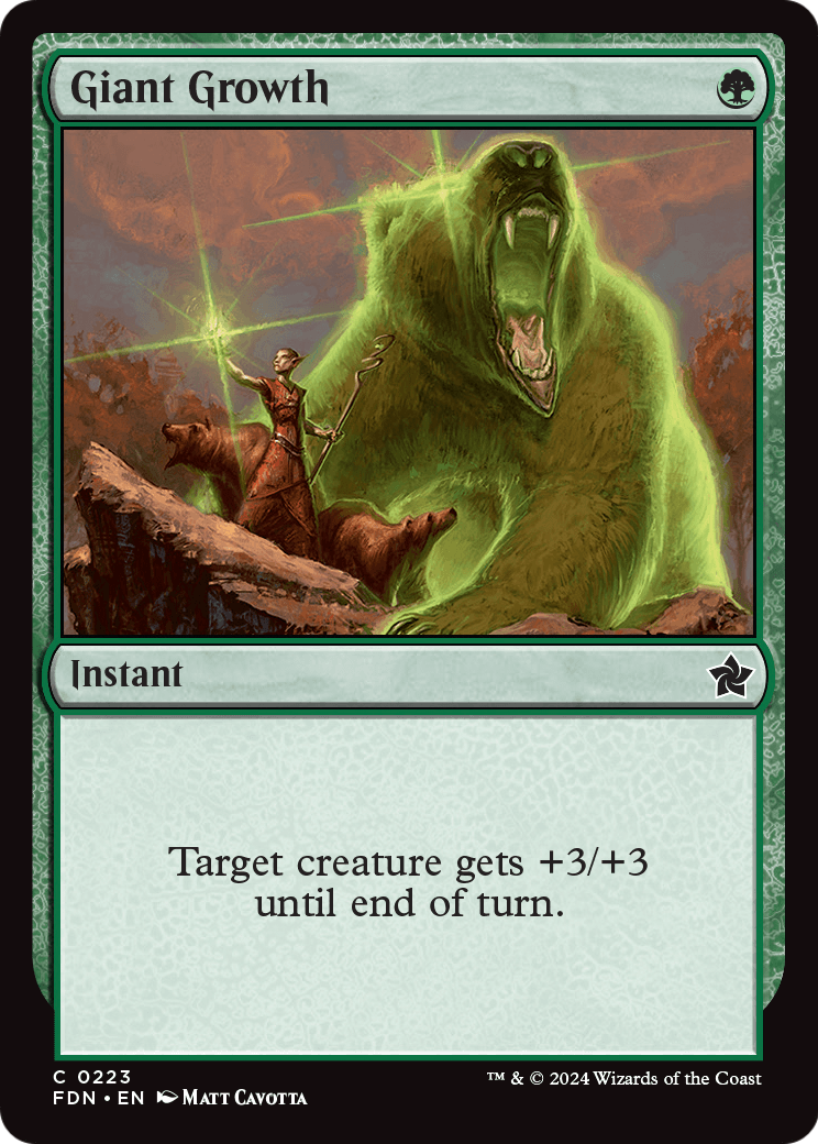 Giant Growth (FDN-223) - Foundations