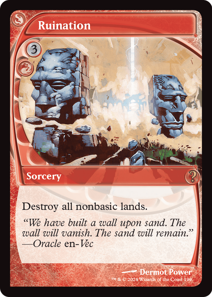 Ruination (MB2-199) - Mystery Booster 2 Foil