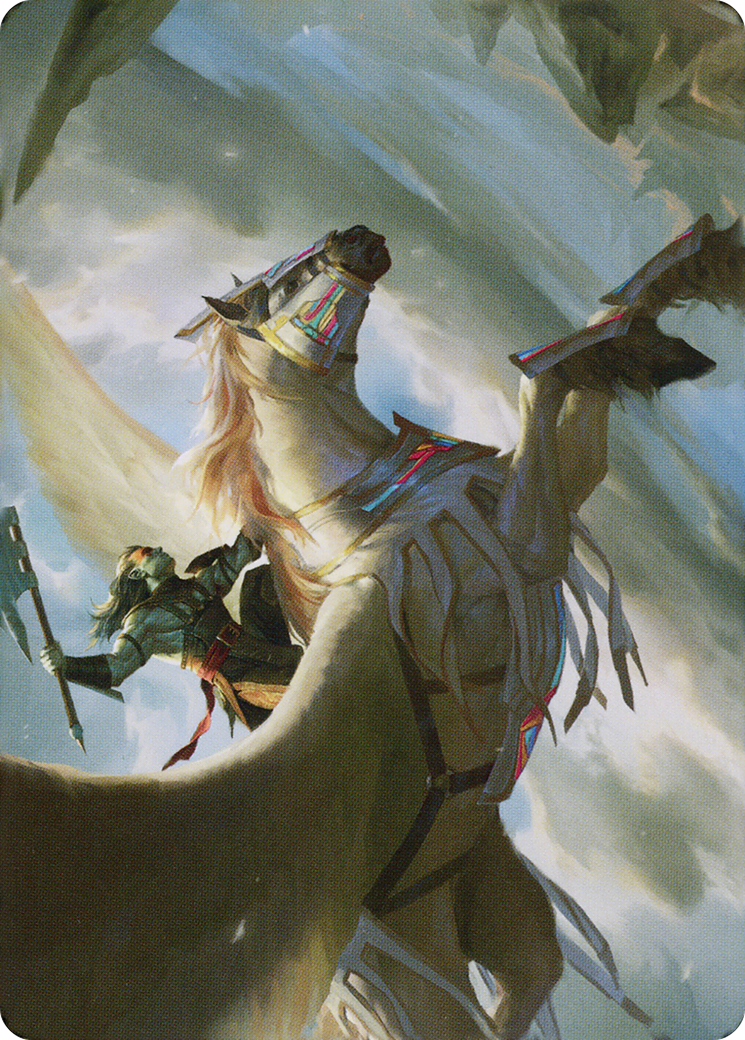 Cleaving Skyrider // Cleaving Skyrider (ADMU-005) - Dominaria United Art Series (Borderless)