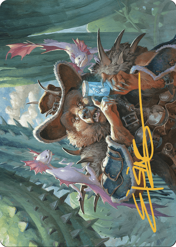 Doc Aurlock, Grizzled Genius // Doc Aurlock, Grizzled Genius (AOTJ-021) - Outlaws of Thunder Junction Art Series (Borderless) Foil