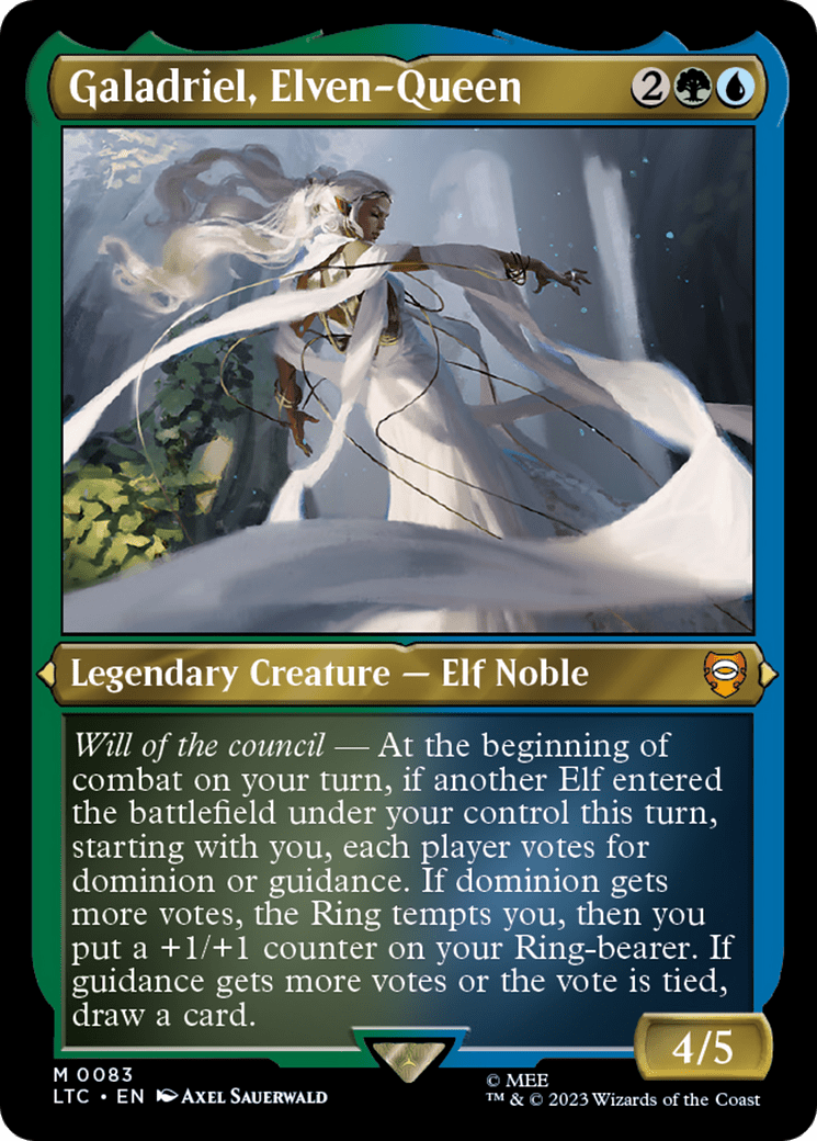 Galadriel, Elven-Queen (LTC-083) - Tales of Middle-earth Commander Etched Foil