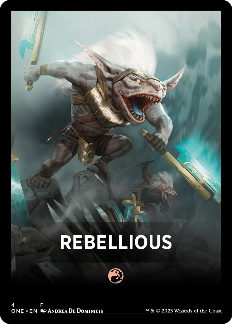 Rebellious (FONE-004) - Phyrexia: All Will Be One Jumpstart Front Cards