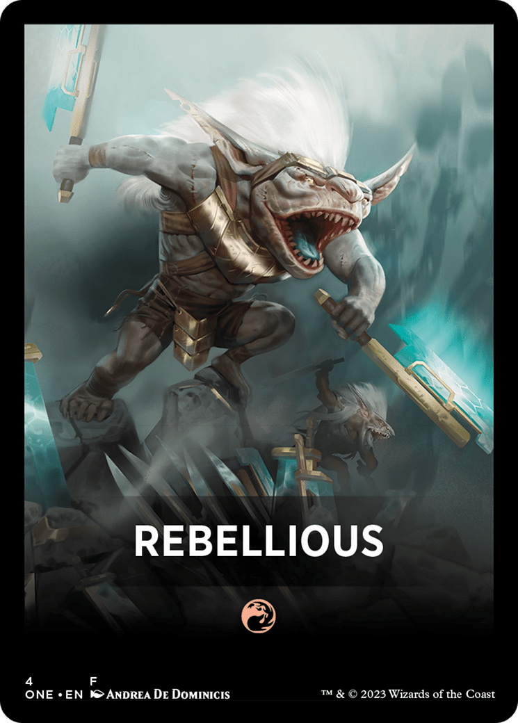 Rebellious (FONE-004) - Phyrexia: All Will Be One Jumpstart Front Cards