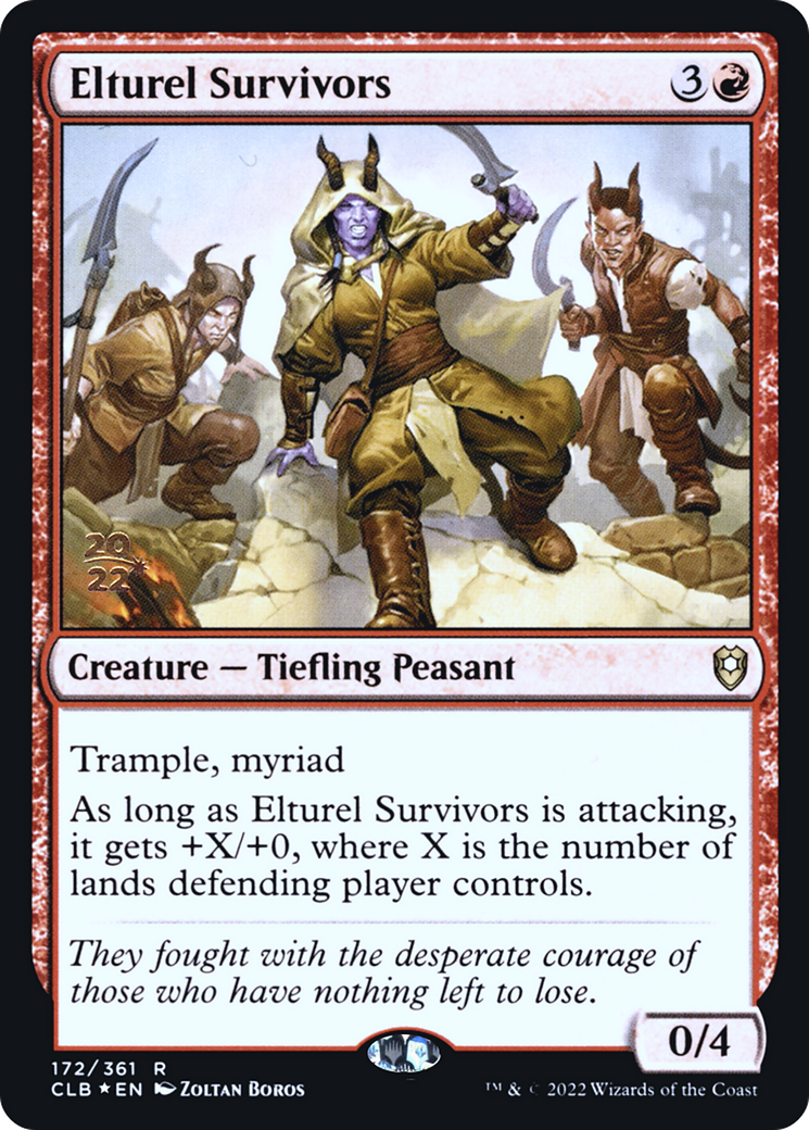 Elturel Survivors (PCLB-172S) - Battle for Baldur's Gate Promos Foil