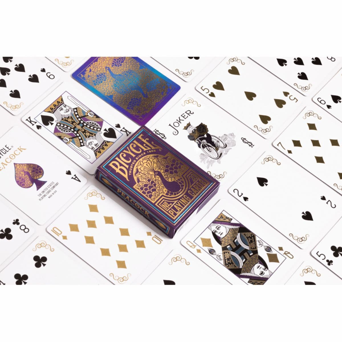 Bicycle Playing Cards | Purple Peacock