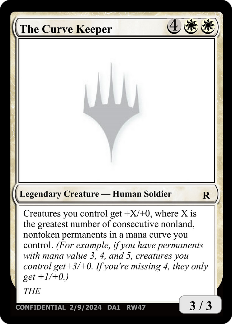 The Curve Keeper (DA1-RW47) - Unknown Event
