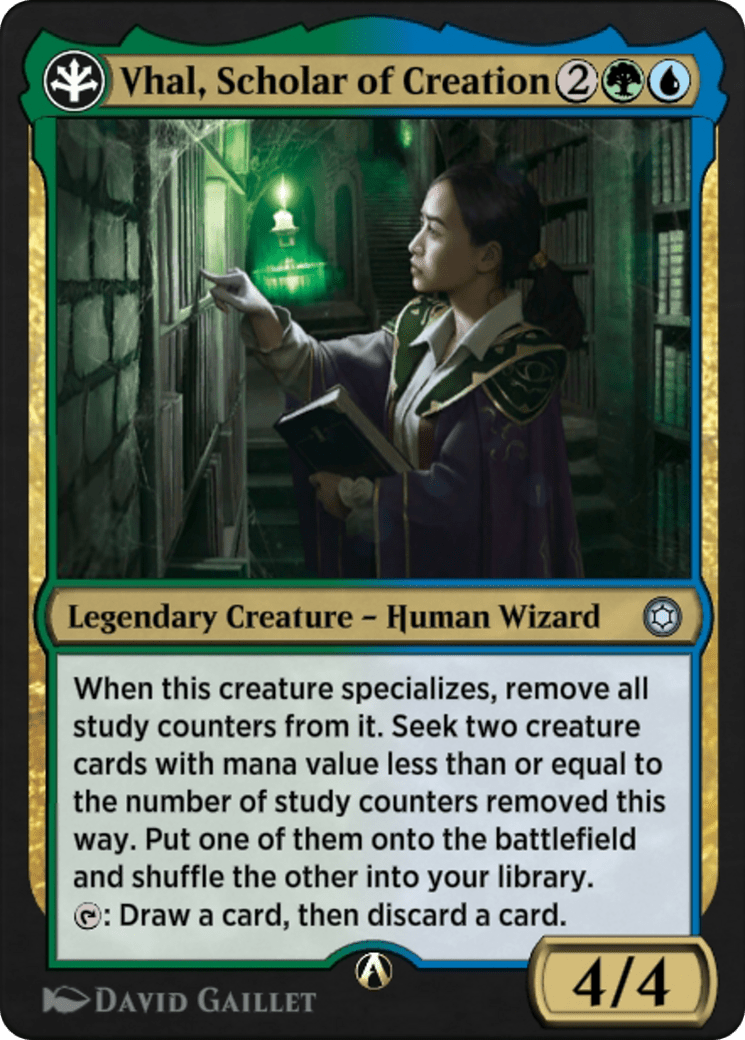 Vhal, Scholar of Creation (HBG-08G) - Alchemy Horizons: Baldur's Gate