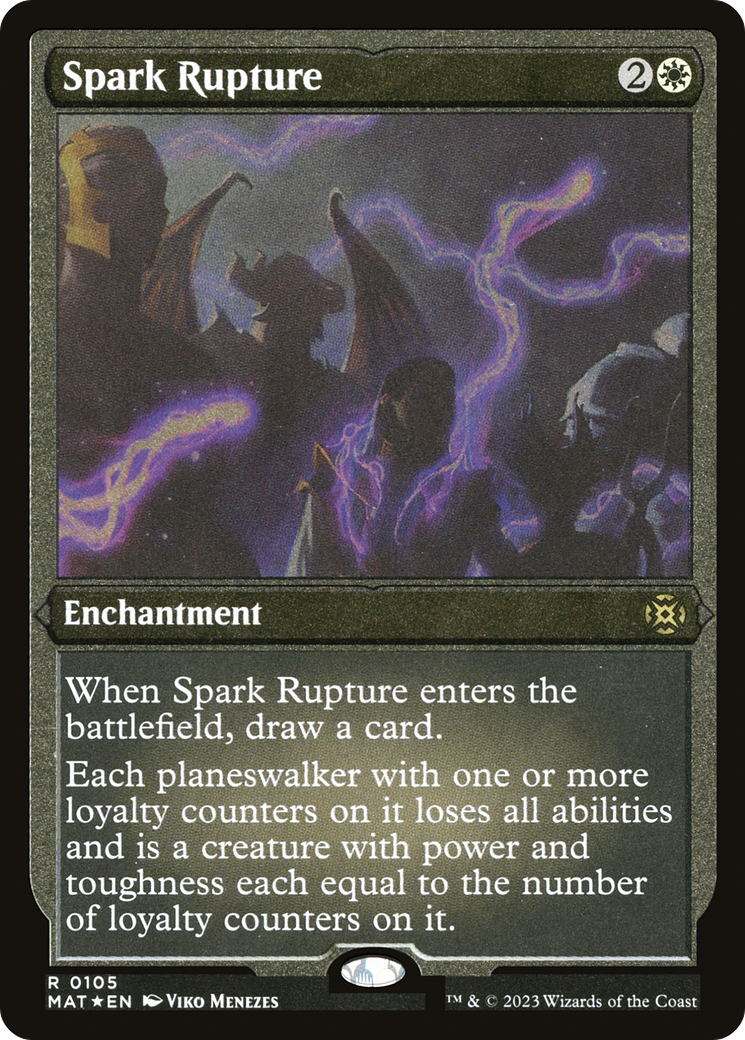 Spark Rupture (MAT-105) - March of the Machine: The Aftermath Etched Foil