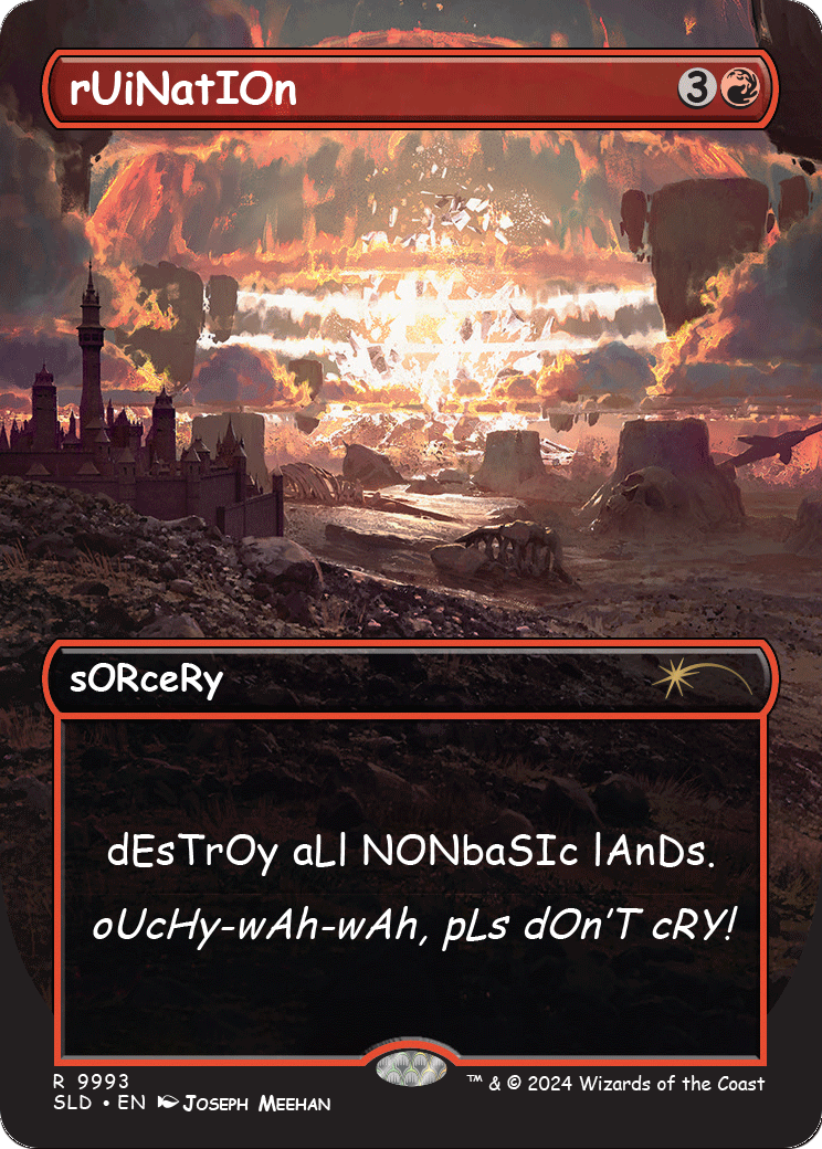 Ruination (SLD-9993) - Secret Lair Drop (Borderless) Foil