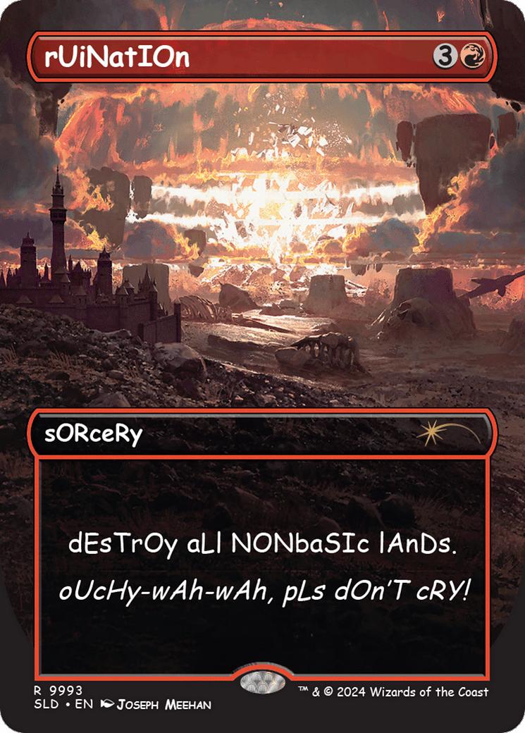 Ruination (SLD-9993) - Secret Lair Drop (Borderless) Foil