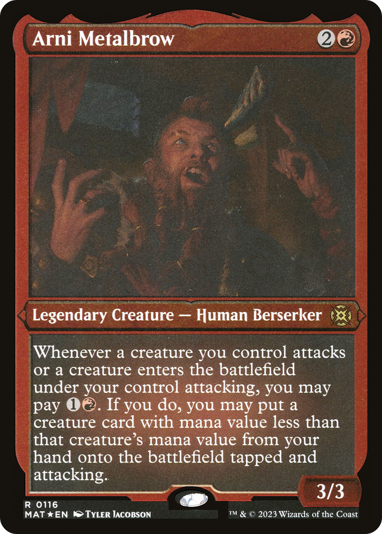Arni Metalbrow (MAT-116) - March of the Machine: The Aftermath Etched Foil