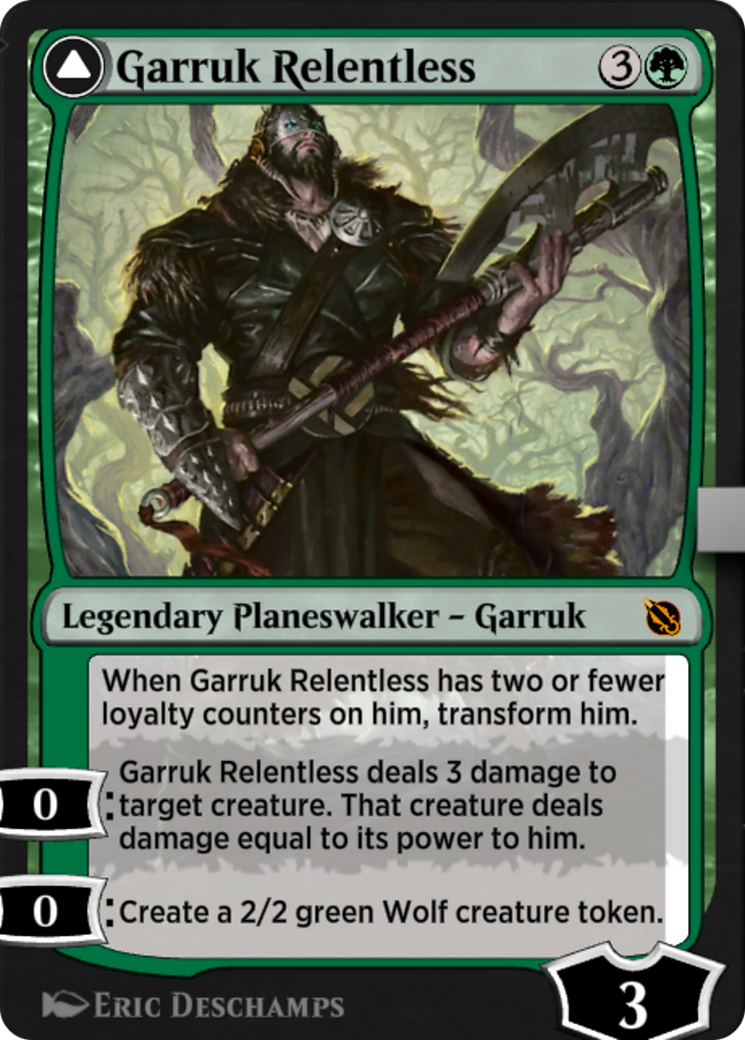 Garruk Relentless // Garruk, the Veil-Cursed (SIS-049) - Shadows of the Past