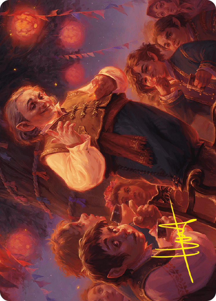 Bilbo, Retired Burglar // Bilbo, Retired Burglar (ALTR-014) - Tales of Middle-earth Art Series (Borderless)