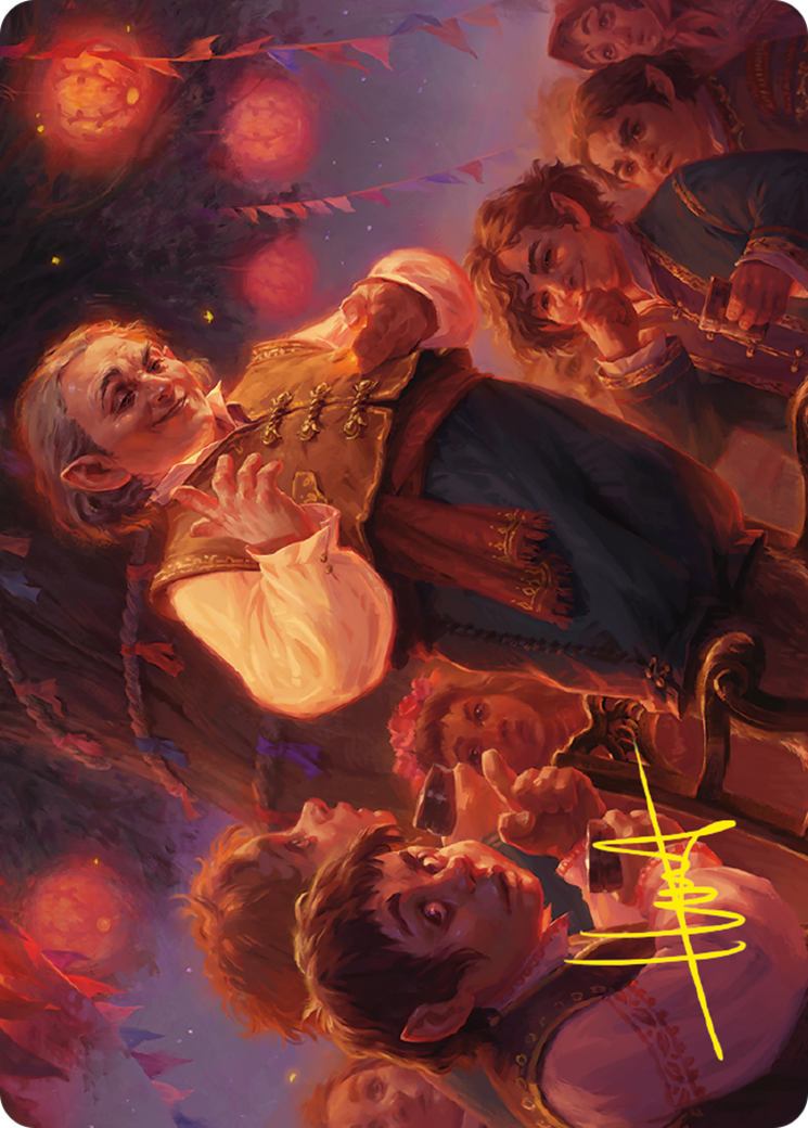 Bilbo, Retired Burglar // Bilbo, Retired Burglar (ALTR-014) - Tales of Middle-earth Art Series (Borderless)