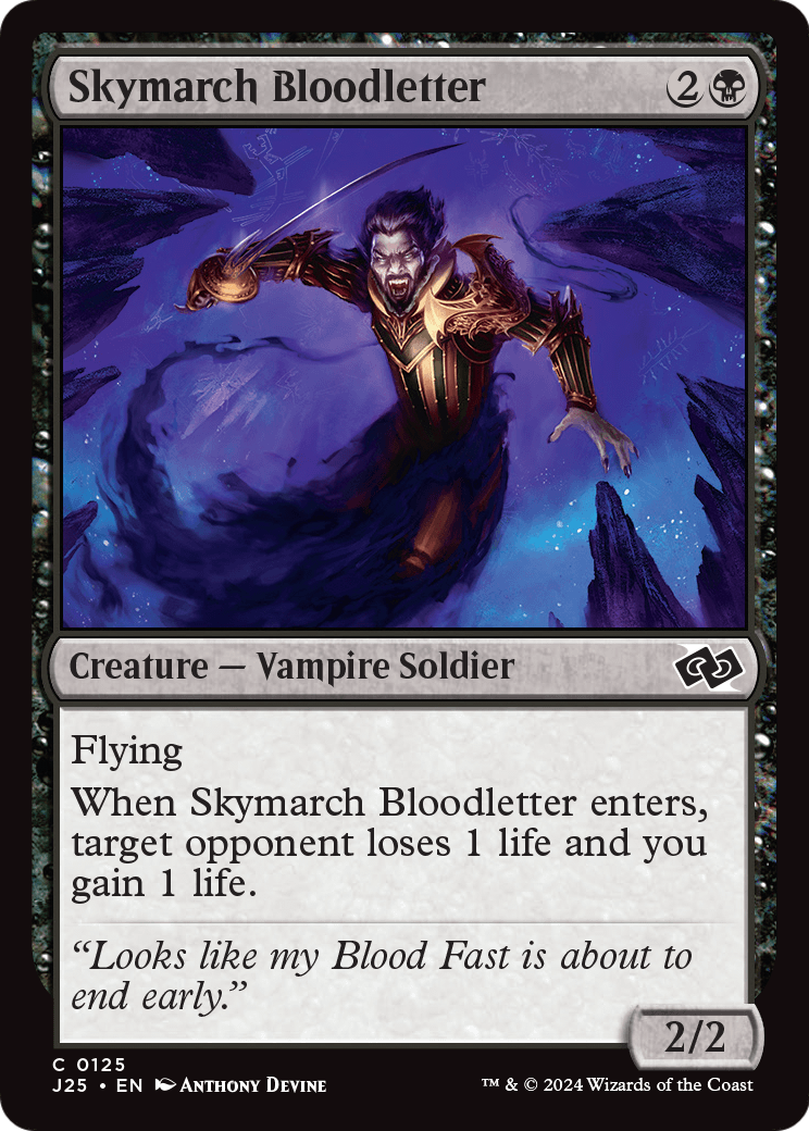 Skymarch Bloodletter (J25-125) - Foundations Jumpstart
