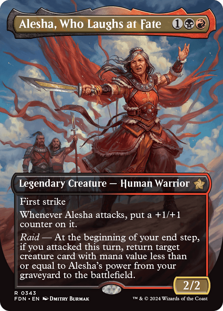 Alesha, Who Laughs at Fate (FDN-343) - Foundations (Borderless)