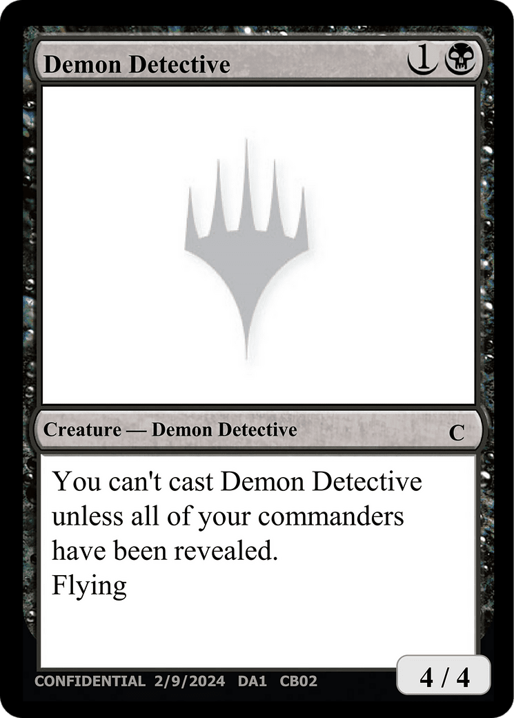 Demon Detective (DA1-CB02A) - Unknown Event