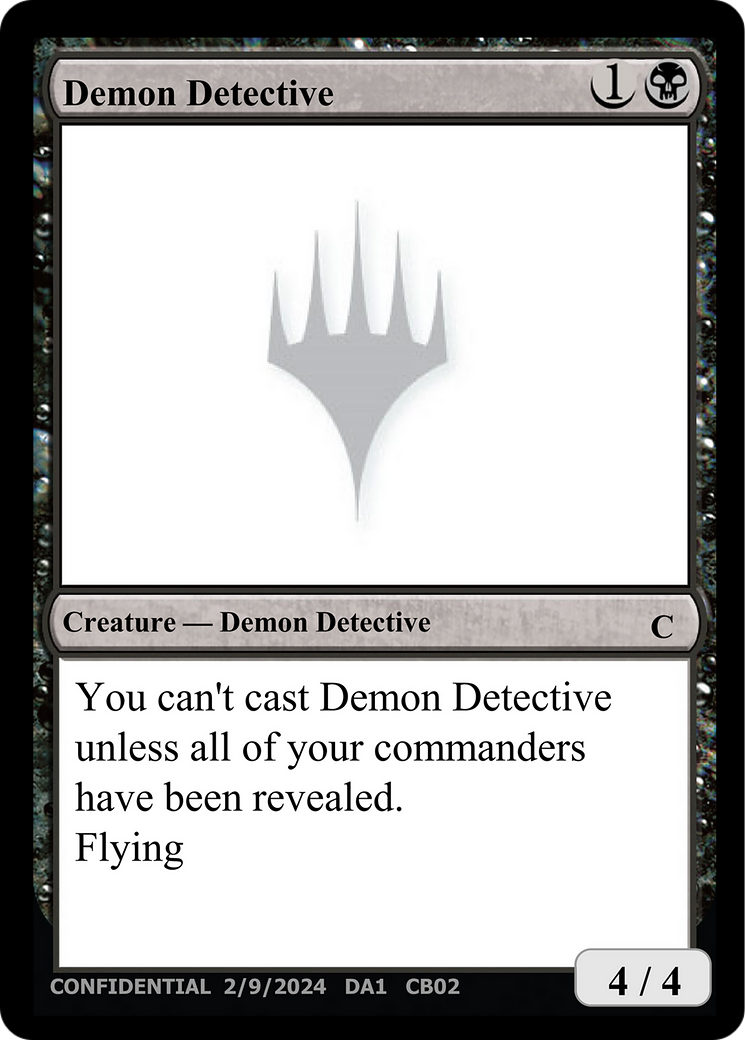 Demon Detective (DA1-CB02A) - Unknown Event