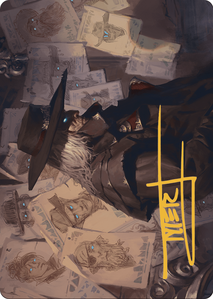 Lazav, Familiar Stranger // Lazav, Familiar Stranger (AOTJ-025) - Outlaws of Thunder Junction Art Series (Borderless)