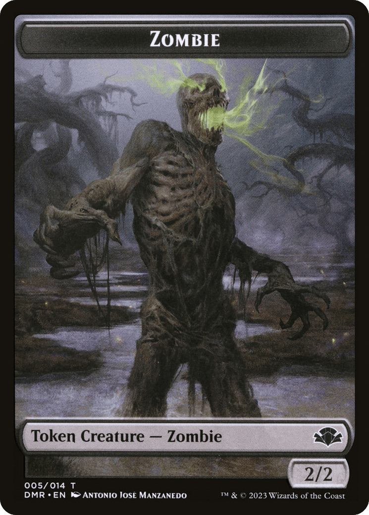 Zombie (TDMR-005) - Dominaria Remastered Tokens Foil