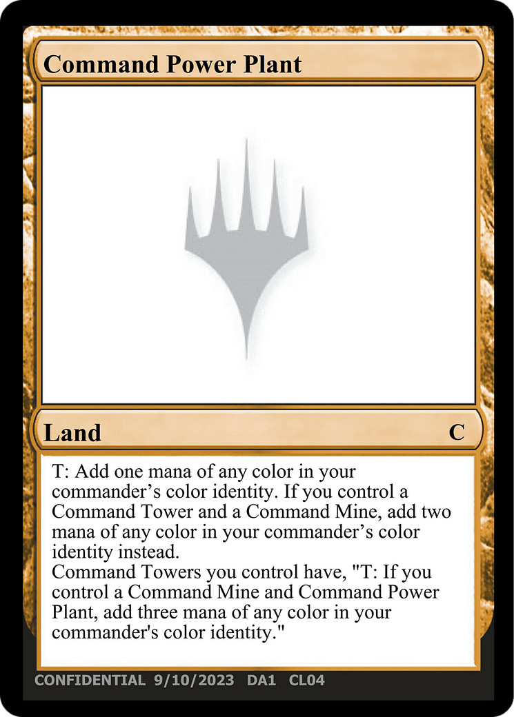 Command Power Plant (DA1-CL04) - Unknown Event