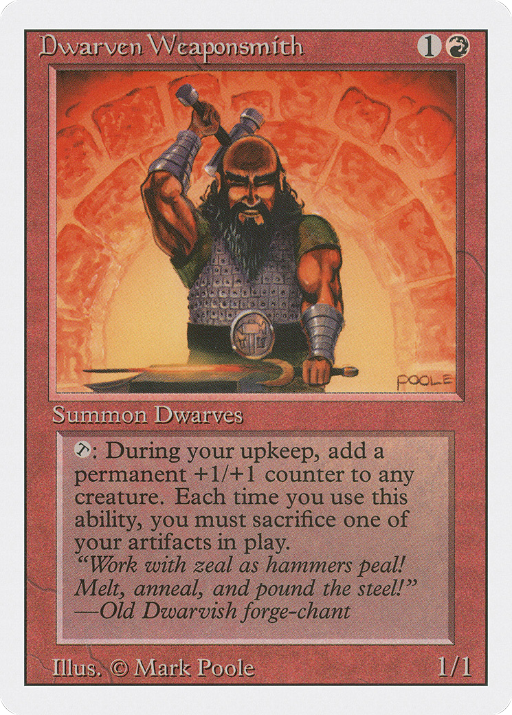 Dwarven Weaponsmith (3ED-145) - Revised Edition