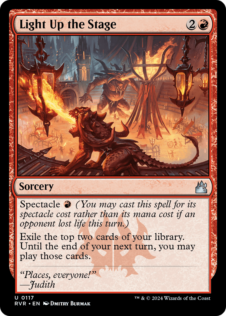 Light Up the Stage (RVR-117) - Ravnica Remastered Foil