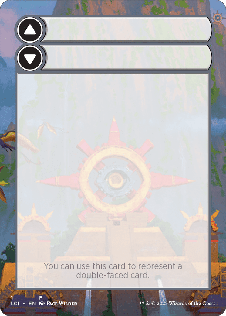 Double-Faced Substitute Card (SLCI-001) - The Lost Caverns of Ixalan Substitute Cards (Borderless) Foil