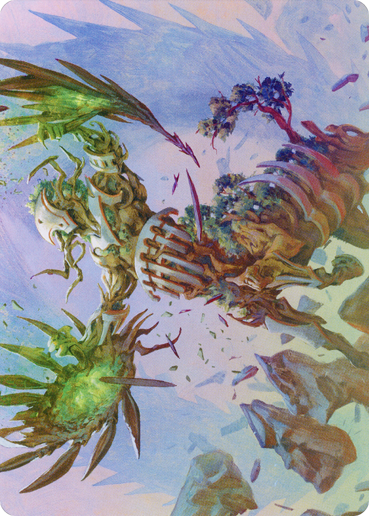 Botanical Brawler // Botanical Brawler (AMOM-043) - March of the Machine Art Series (Borderless)