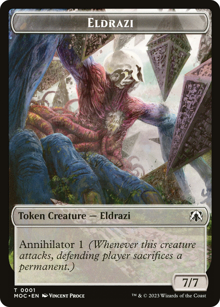 Eldrazi (TMOC-001) - March of the Machine Commander Tokens