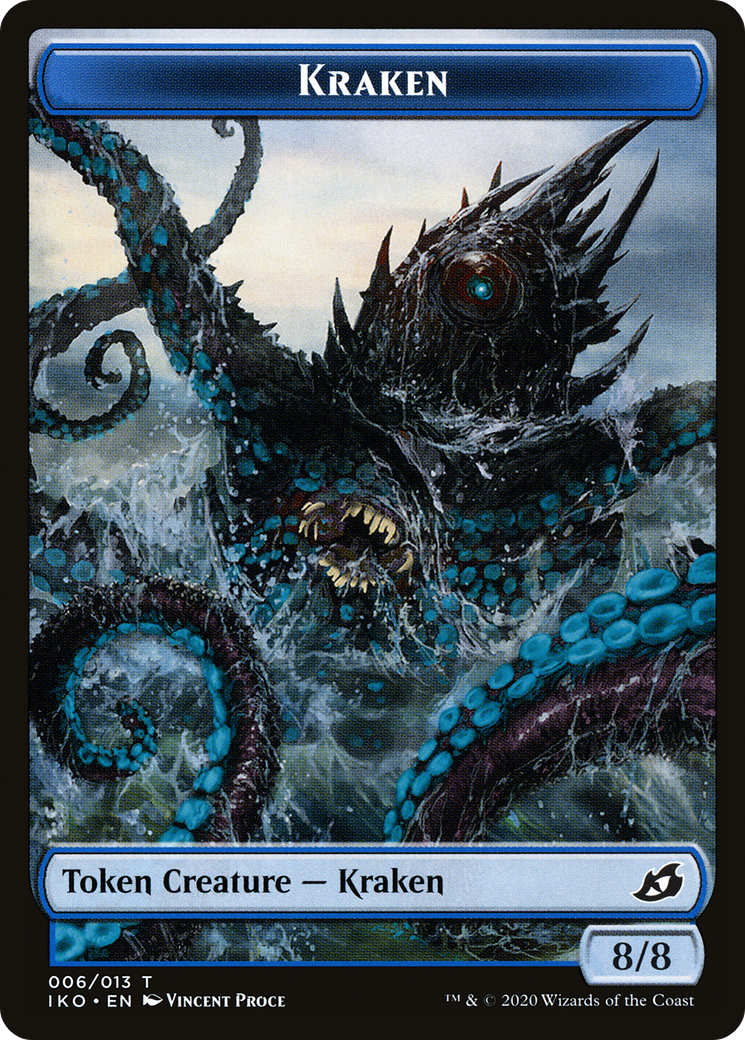 Kraken (TIKO-006) - Ikoria: Lair of Behemoths Tokens Foil