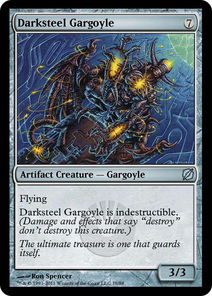 Darksteel Gargoyle (TD2-019) - Duel Decks: Mirrodin Pure vs. New Phyrexia