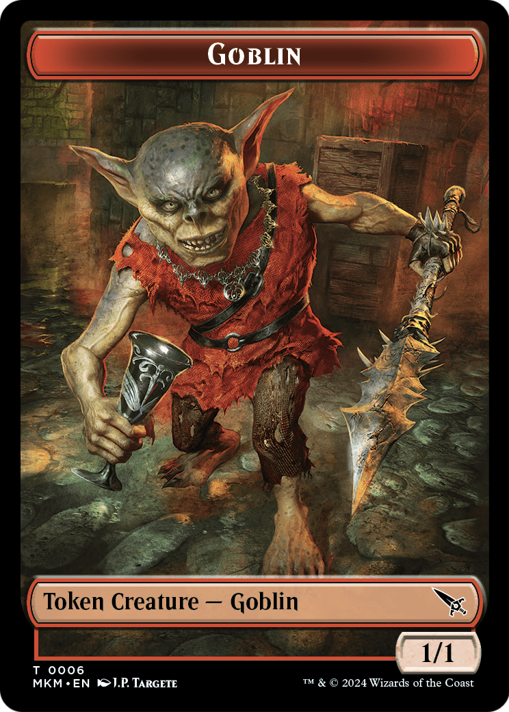 Goblin (TMKM-006) - Murders at Karlov Manor Tokens