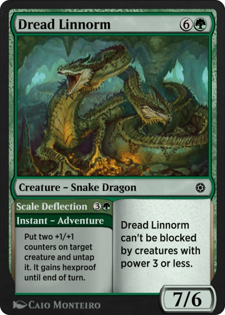 Dread Linnorm // Scale Deflection (HBG-206) - Alchemy Horizons: Baldur's Gate