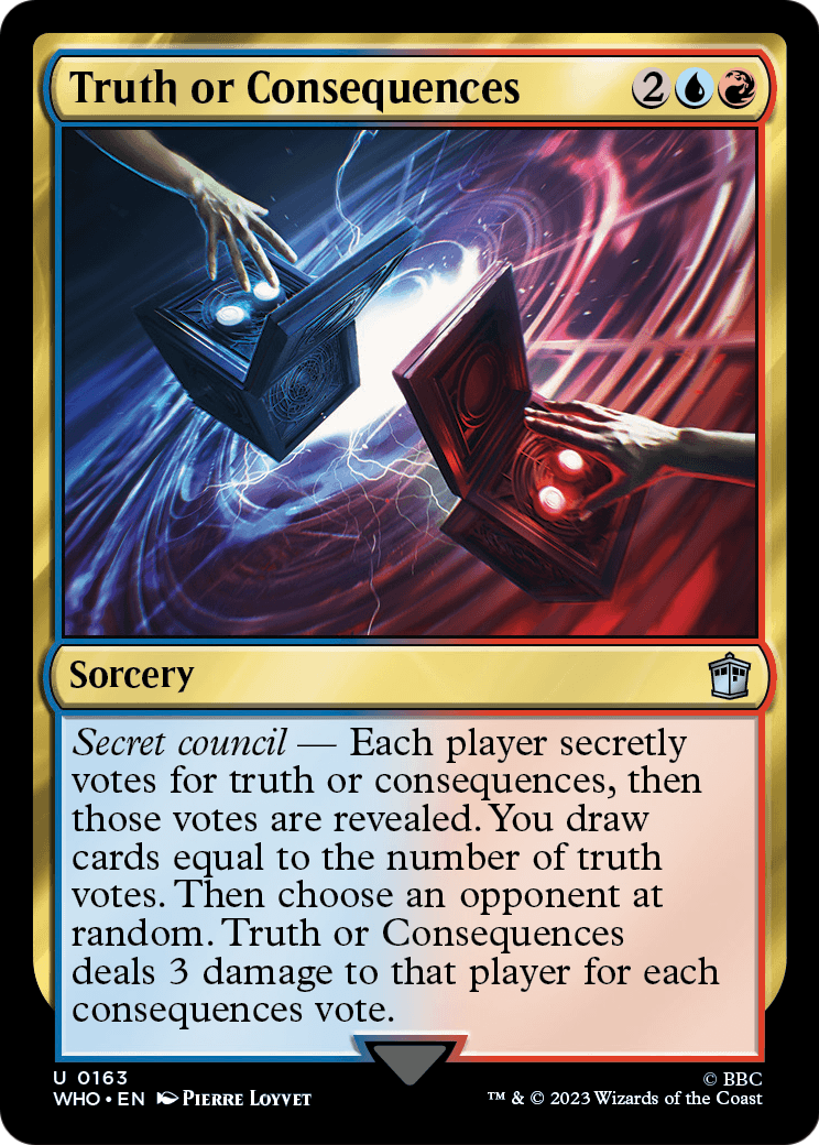 Truth or Consequences (WHO-163) - Doctor Who Foil