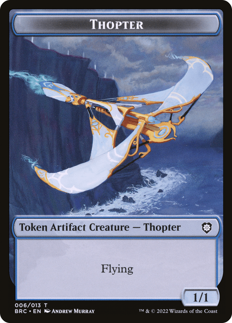 Thopter (TBRC-006) - The Brothers' War Commander Tokens Foil