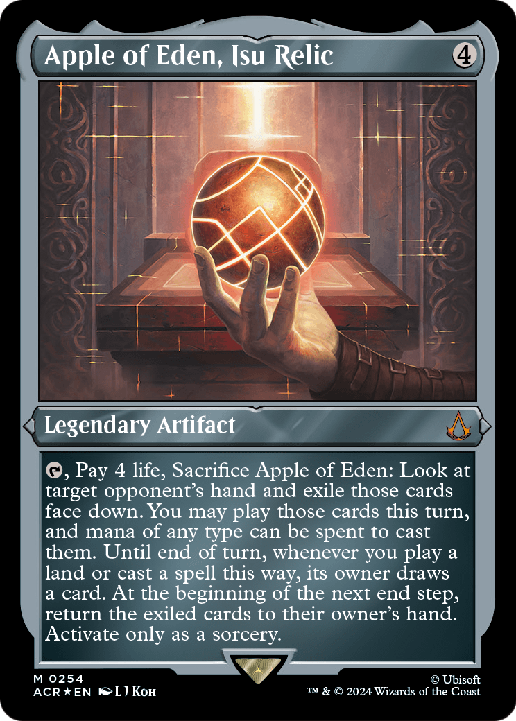 Apple of Eden, Isu Relic (ACR-254) - Assassin's Creed Etched Foil